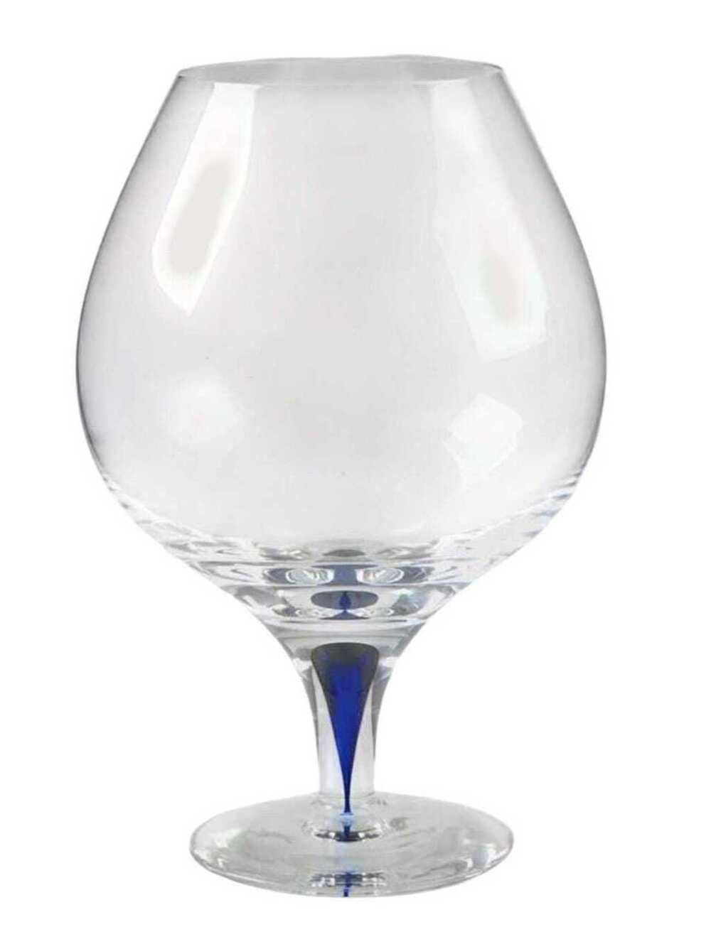 Orrefors Intermezzo Blue Brandy Glass